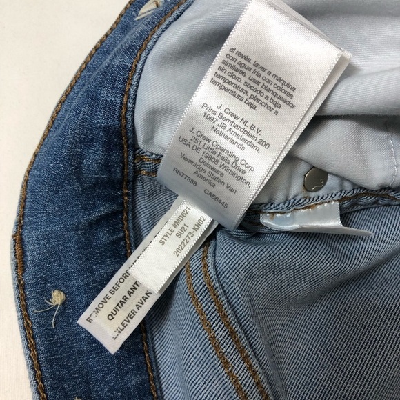 Madewell Stretchy 10" High-Rise Skinny Crop Jeans in Welling Wash 27 - Picture 9 of 16